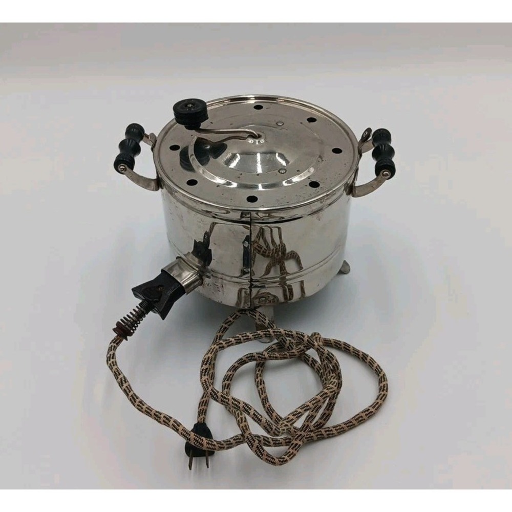 VTG Electric‎ Popcorn Popper Maker Electrahot Stainless 211 Metal Plug In